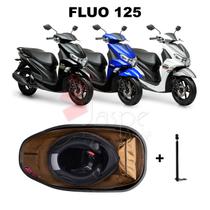 Forração Fluo 125 Baú Forro Standard Marrom + 1 Antena - Jaspe Ateliê