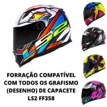 Forração Forro Bochecheira Capacete Ls2 Ff358