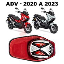 Forração Honda ADV 150 Baú Acessório Forro Vermelho Scooter