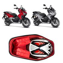 Forração Honda ADV 160 Baú Forro Premium Scooter Vermelho
