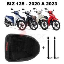 Forração Honda Biz 20 21 Baú Forro Interno Preto + 2 Antenas