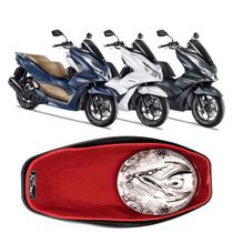 Forração Honda Pcx 160 2023 Acessório Forro Baú Vermelho