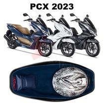 Forração Honda Pcx 160 2023 Acessório Forro Standard Azul