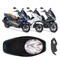 Forração Honda Pcx 160 2023 Baú Forro Preto + Guidão