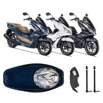 Forração Honda Pcx 160 2023 Forro Azul + Guidão + 2 Antenas