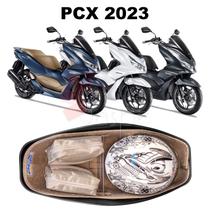 Forração Honda Pcx 160 2023 Forro Premium Bege + Divisória