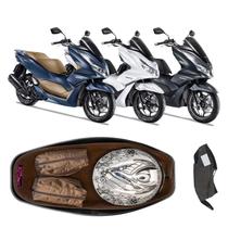 Forração Honda Pcx 160 2023 Forro Premium Marrom + Guidão