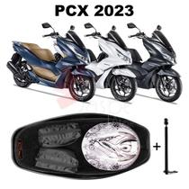 Forração Honda Pcx 160 2023 Forro Premium Preto + 1 Antena