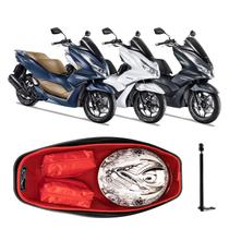 Forração Honda Pcx 160 2023 Forro Premium Vermelho 1 Antena