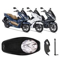 Forração Honda Pcx 160 2023 Forro Preto + Guidão + 1 Antena