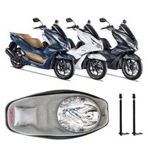 Forração Honda Pcx 160 2023 Forro Standard Cinza + 2 Antenas
