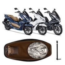 Forração Honda Pcx 160 2023 Forro Standard Marrom + 1 Antena