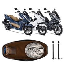 Forração Honda Pcx 160 2023 Forro Standard Marrom + 2 Antena