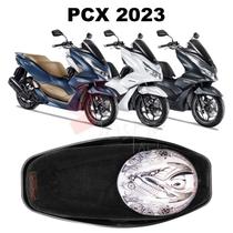 Forração Honda Pcx Dlx 2023 Acessório Forro Baú Preto