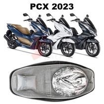 Forração Honda Pcx Dlx 2023 Forro Standard Cinza + Divisória