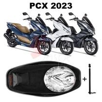 Forração Honda Pcx Dlx 2023 Forro Standard Preto + 1 Antena