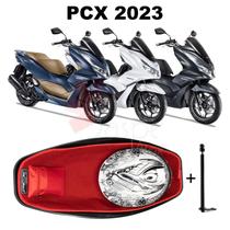 Forração Honda Pcx Dlx 2023 Forro Standard Vermelho 1 Antena