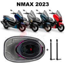 Forração Nmax 2023 Connected Baú Forro Cinza + 2 Antenas