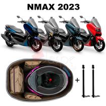 Forração Nmax 2023 Connected Forro Premium Marrom + 2 Antena