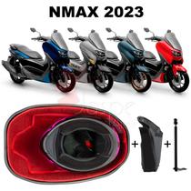 Forração Nmax 2023 Connected Forro Vermelho Guidão 1 Antena