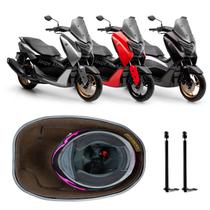 Forração Nmax 2025 Connected Baú Forro Marrom + 2 Antenas