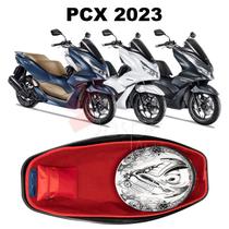 Forração Pcx Dlx 2023 Acessório Forro Standard Vermelho