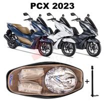 Forração Pcx Dlx 2023 Forro Premium Bege 1 Antena Divisória