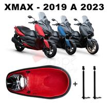 Forração Xmax 250 Forro Vermelho + Divisória P + 2 Antena