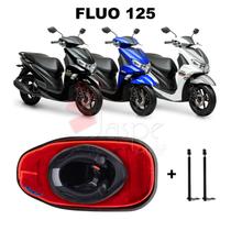 Forração Yamaha Fluo 125 Baú Forro Vermelho + 2 Antena Forração Yamaha Fluo 125 Baú Forro Vermelho + 2 Antena