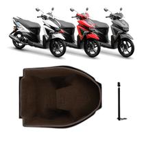 Forração Yamaha Neo 125 2017 Acessório Marrom + 1 Antena