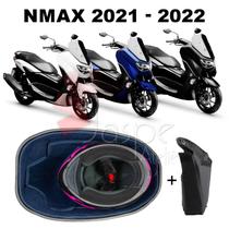 Forração Yamaha Nmax 2021 Baú Forro Acessório Azul + Guidão