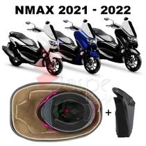 Forração Yamaha Nmax 2021 Baú Forro Acessório Bege + Guidão