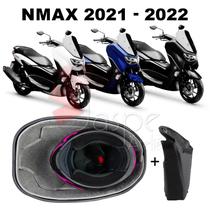 Forração Yamaha Nmax 2021 Baú Forro Acessório Cinza + Guidão