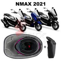 Forração Yamaha Nmax 2021 Baú Forro Acessório Cinza + Guidão