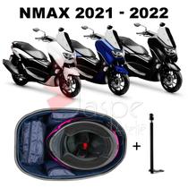 Forração Yamaha Nmax 2021 Baú Forro Premium Azul + 1 Antena