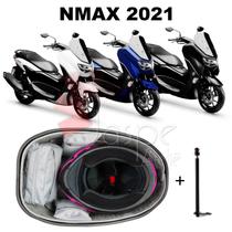 Forração Yamaha Nmax 2021 Baú Forro Premium Cinza + 1 Antena