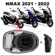 Forração Yamaha Nmax 2021 Baú Forro Premium Cinza + Guidão