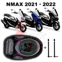 Forração Yamaha Nmax 2021 Baú Forro Premium Preto + 2 Antena