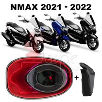 Forração Yamaha Nmax 2021 Forro Acessório Vermelho + Guidão