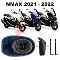 Forração Yamaha Nmax 2021 Forro Azul + Guidão + 2 Antena