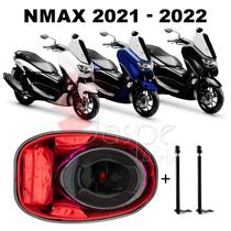 Forração Yamaha Nmax 2021 Forro Premium Vermelho + 2 Antena