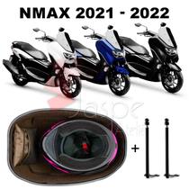 Forração Yamaha Nmax 2021 Forro Standard Marrom + 2 Antena
