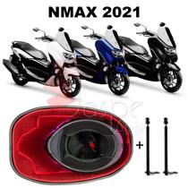 Forração Yamaha Nmax 2021 Forro Vermelho + 2 Antena