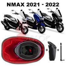 Forração Yamaha Nmax 2021 Forro Vermelho + Guidão + 1 Antena