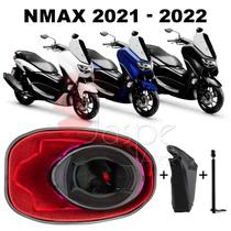 Forração Yamaha Nmax 2021 Forro Vermelho + Guidão + 1 Antena