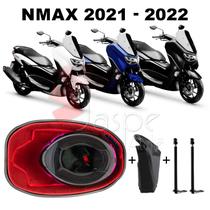 Forração Yamaha Nmax 2021 Forro Vermelho + Guidão + 2 Antena
