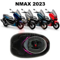 Forração Yamaha Nmax 2023 Connected Baú Forro Preto + Guidão