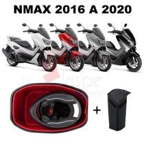 Forração Yamaha Nmax Baú Forro Acessório Vermelho + Guidão