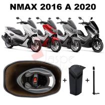 Forração Yamaha Nmax Baú Forro Marrom + Guidão + 1 Antena