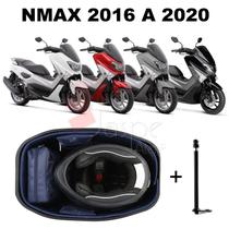 Forração Yamaha Nmax Baú Forro Premium Azul + 1 Antena